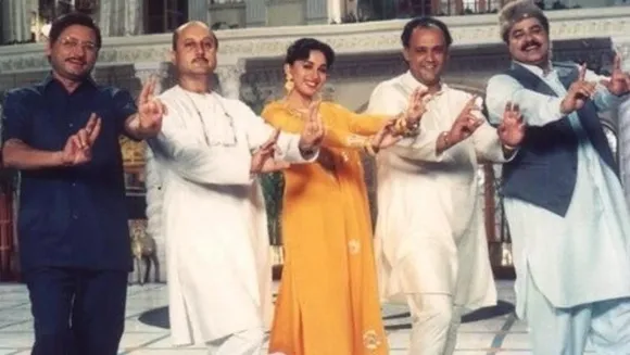 Hum Aapke Hain Koun turns 27: When Anupam Kher shot antakshari scene with  facial paralysis | Bollywood - Hindustan Times
