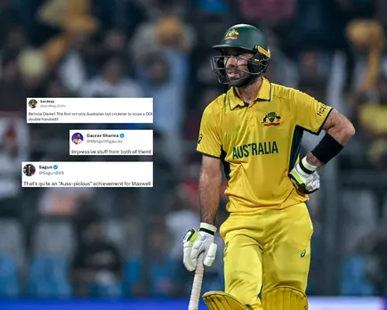 'Australians love Mumbai' - Fans react as Glenn Maxwell becomes 2nd Australian in history to score a double century in ODIs