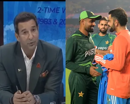 Wasim Akram bashes Babar Azam for exchanging shirts with Virat Kohli after IND vs PAK ODI World Cup 2023 clash