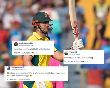 ‘Mitchell Marsh has turned into Virat Kohli' – Fans laud Mitchell Marsh for scoring brilliant century vs Bangladesh in ODI World Cup 2023