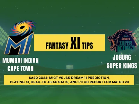 SA20: MICT vs JSK Dream11 Prediction, Playing XI, Head-to-Head Stats and Pitch Report for Match 23