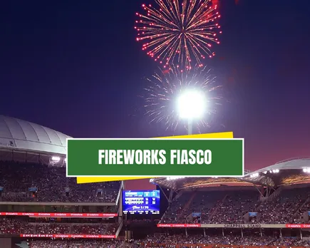 WATCH: Premature fireworks leave fans and commentators stun during BBL match