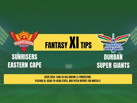 SA20 2024: SUNE vs DSG Dream11 Prediction, Playing XI, Head-to-Head Stats, and Pitch Report for Match 5