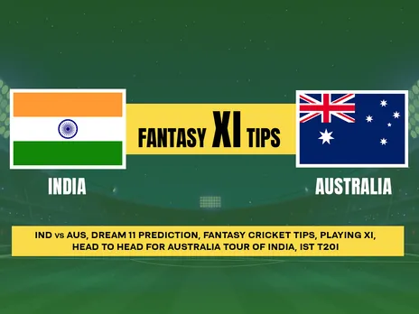 India vs Australia 1st T20I 2023: IND vs AUS Dream11 Prediction, Playing XI, Head-to-Head Stats, and Pitch Report for 1st T20I