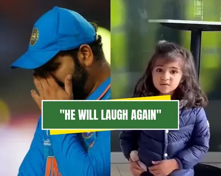 WATCH: Rohit Sharma's daughter adorable video resurfaces after India's World Cup final loss