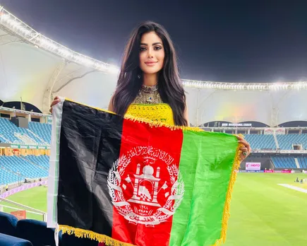 WATCH: Wazhma Ayoubi congratulates Afghanistan over their win against England in ODI World Cup