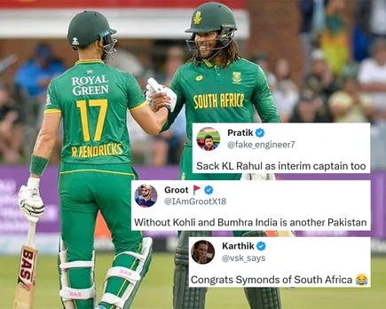 'Aaj toh Sunday bhi nahi hai' - Fans react as South Africa level series 1-1 with 8 wicket win in 2nd ODI against India at Port Elizabeth