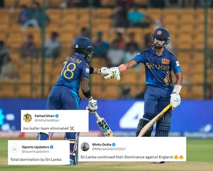 'Yea kya hogaya'- Fans react as Sri Lanka beat England by eight wickets in ODI World Cup 2023
