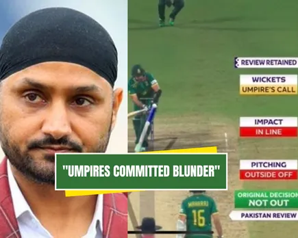 Harbhajan Singh lashes at umpire after DRS decision in South Africa vs Pakistan ODI World Cup 2023 clash