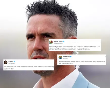 ‘Pressure still on England’ – Fans react to Kevin Pietersen’s tweet lauding visitors performance on day one of 2nd Test against India