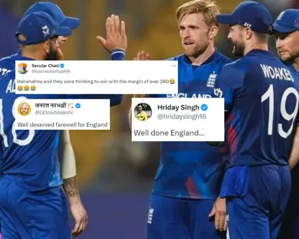 'Acche se khatam kia'- Fans react as England beat Pakistan by 93 runs in ODI World Cup 2023