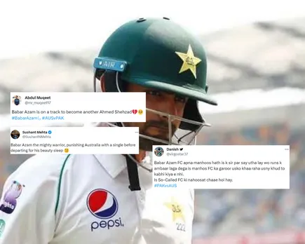‘Manhoosiyat chahyee hui hai’ – Fans react as Babar Azam gets dismissed for just 1 run during 2nd Test vs Australia