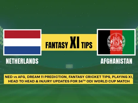 ODI World Cup 2023: AFG vs NED Dream11 Prediction, Playing XI, Head-to-Head stats, and Pitch Report for Match 34