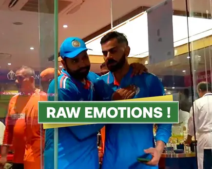 WATCH: Indian Dressing Room scenes after Semi Final win over New Zealand in ODI World Cup 2023