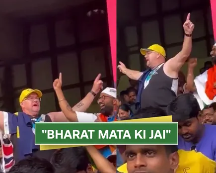 WATCH: Australian fan chants 'Bharat Mata ki Jai' during Australia vs Pakistan clash in ODI World Cup 2023