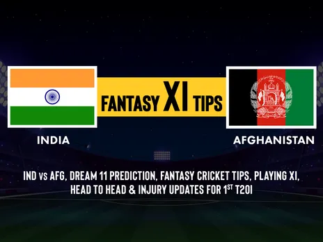 IND vs AFG Dream11 Prediction, Fantasy Cricket Tips, Playing XI, Pitch Report, & Injury Updates for 1st T20I Match I.S. Bindra Stadium, Mohali
