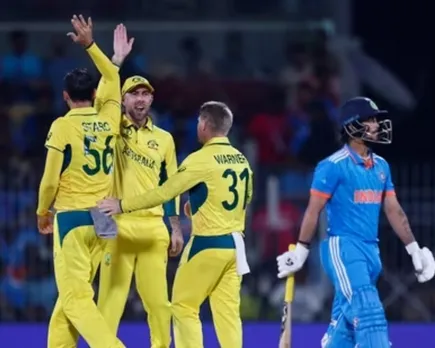 'Aag ugal rahi hain'- Fans react as India's top order collapses in Chennai against Australia in 2023 ODI World Cup