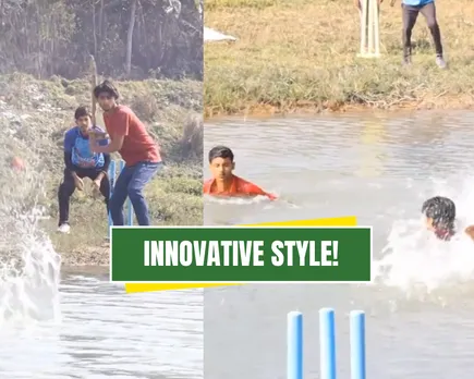 WATCH: Video of young boys playing new brand of cricket, 'Swimket,' goes viral on internet