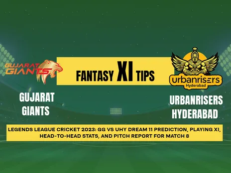 Legends League Cricket 2023: GJG vs UHY Dream 11 Prediction, Playing XI, Head-To-Head Stats, and Pitch Report for Match 8