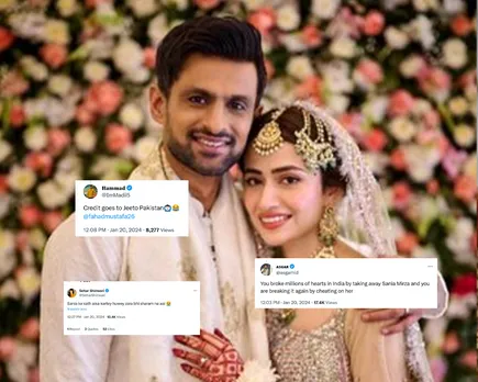 'Saniya Ji ki ghar wapsi ho rahi hai' - Fans react as Shoaib Malik marries Sana Javed amid rumours of separation with Sania Mirza