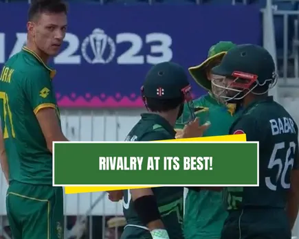 WATCH: Marco Jensen and Mohammad Rizwan get involved in heated exchange during PAK vs SA ODI World Cup 2023 clash