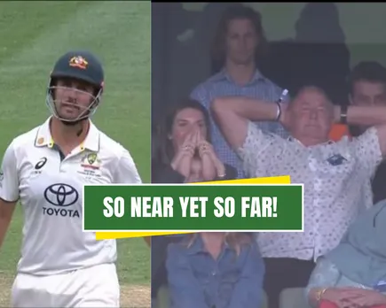 WATCH: Mitchell Marsh falls agonizingly short of his Test ton to leave family heartbroken