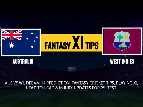 AUS vs WI Dream11 Prediction, Fantasy, Cricket Tips, Playing XI Head to Head and Pitch Report, 2nd Test