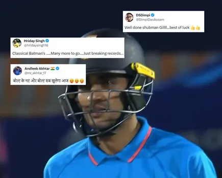 'Boult ka nut bolt khulega aaj' - Fans react as Shubman Gill becomes fastest batter to reach 2000 runs in ODI Cricket