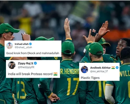 'Fear in Pakistan camp' - Fans react as South Africa beat Bangladesh by 149 runs in ODI World Cup 2023