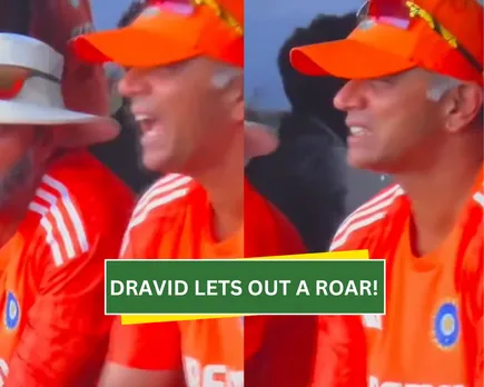 WATCH: Rahul Dravid's passionate celebration after Jonny Bairstow's dismissal steals the show