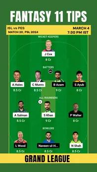 ISL vs PES Dream11