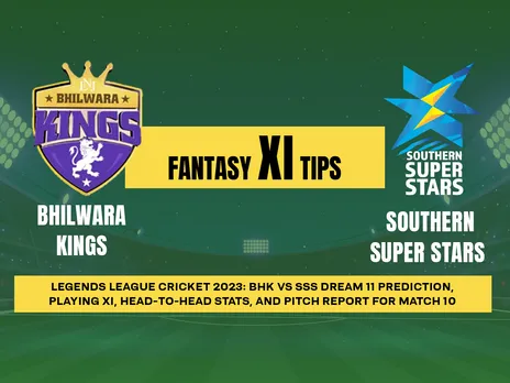 Legends League Cricket 2023: BHK vs SSS Dream11 Prediction, Playing XI, Head-to-Head Stats, and Pitch Report for Match 10