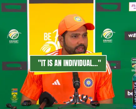 Rohit Sharma gives befitting reply to reporters during pre-match press conference