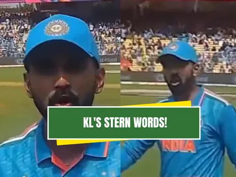 WATCH: 'Go F**k off..' - KL Rahul's frustration boils over Jarvo 69 during ODI World Cup match