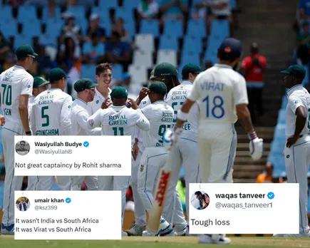 'Aur bhi harenge'- Fans react as South Africa beat India by an innings and 32 runs in 1st Test