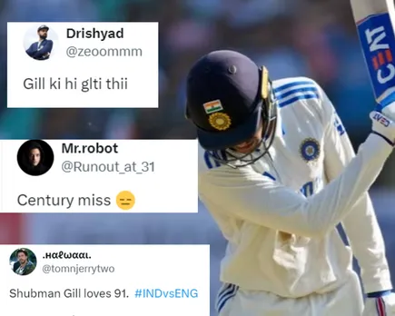 ‘Uski hi galti thi’ – Fans react after Shubman Gill’s unfortunate run-out for 91 vs England in Rajkot