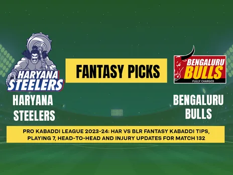PKL 2023-24: HAR vs BLR Dream11 Prediction for Match 132 Playing 7 PKL Fantasy Tips Today Dream11 Team and More updates