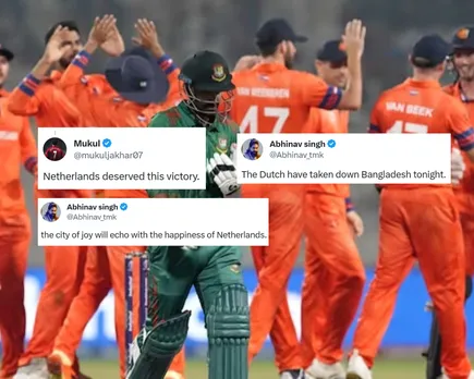 'Gazab hogaya'- Fans react as Netherlands beat Bangladesh by 87 runs in ODI World Cup 2023