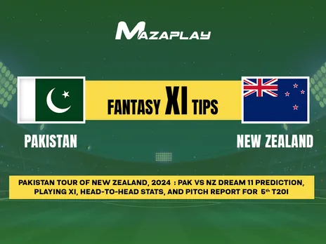 NZ vs PAK Dream11 Prediction, Fantasy, Cricket Tips, Playing XI Head to Head and Pitch Report, 5th T20I