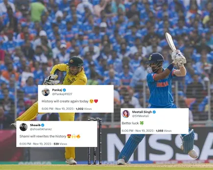 'Accha fight hoga'- Fans react as India post low score of 240 runs in ODI World Cup 2023 final