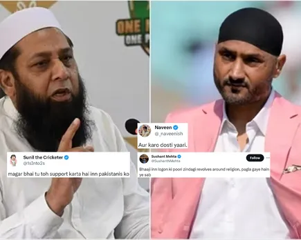 'Ye pure Pakistan ka haal bura hai' - Fans react as Harbhajan Singh lashes out at Inzamam-ul-Haq's ' conversion comment