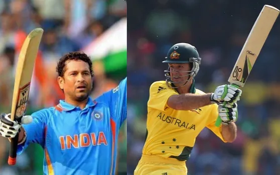 Five Players with most hundreds in ODI World Cup history