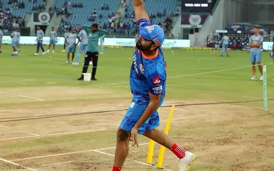 'Batting toh ho nahi rahi isse' - Fans react as Rohit Sharma does bowling practice ahead of MI vs LSG clash in IPL 2023