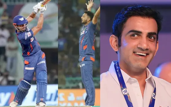 'Gambhir can't keep Ms out anytime' - Fans react as he posts appreciation tweet on Marcus Stoinis and Mohsin Khan after LSG's 5- run win against MI
