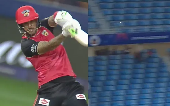 Alex Hales banishes ball to stands with magnificent six against Abu Dhabi Knight Riders in ILT20