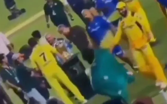Watch: Ravindra Jadeja's wife Rivaba Jadeja touches his feet after CSK's victory against GT in IPL Final