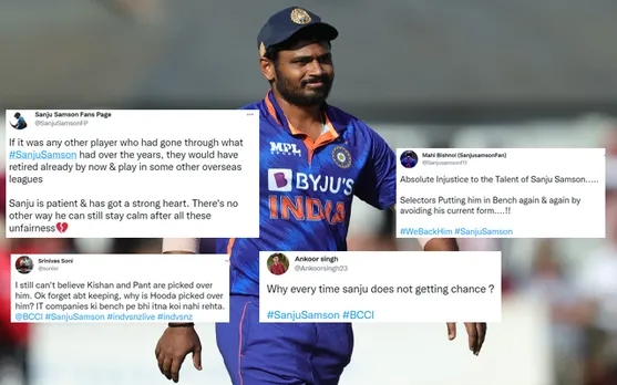 ‘IT Companies ke bench pe bhi koi itna nahi rehta’: Fans disappointed as Sanju Samson benched for third T20I against NZ