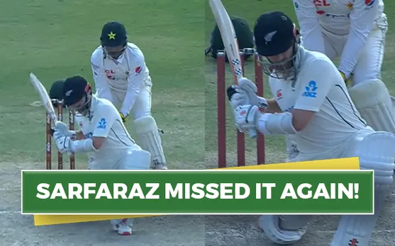Watch: Nauman Ali's Delivery Hits Sarfaraz Ahmed's Spare Helmet, gives away five penalty runs to New Zealand