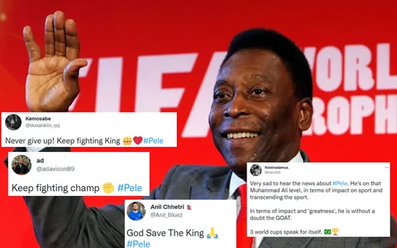 'God save the king' - Fans send prayers for football icon Pele as he gets hospitalised due to respiratory infection