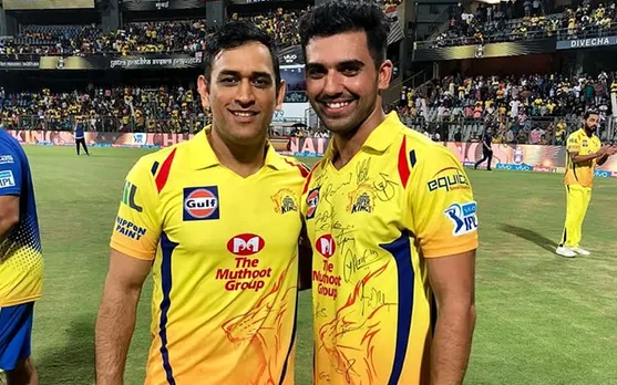 'Waah Dhoni team hi nhi life ke strategy bhi banata hai' - Fans react as Deepak Chahar reveals his interaction with MSD before proposing to his wife